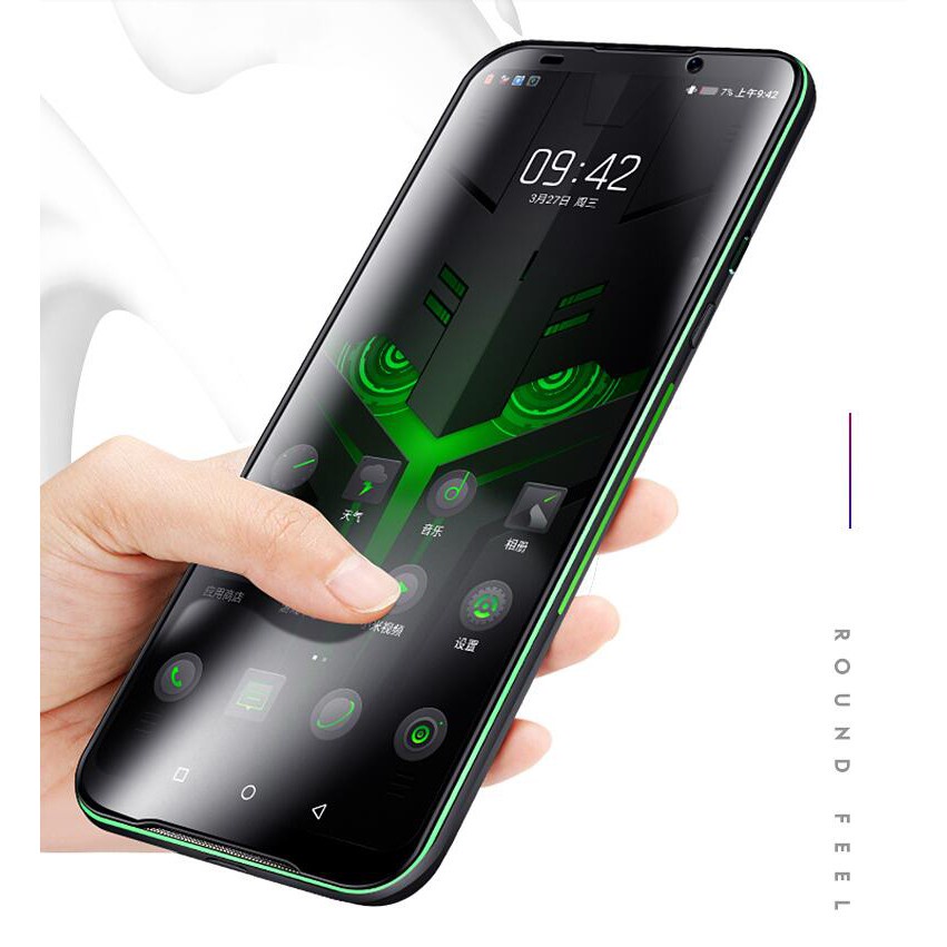 ANG-小米 黑鯊 2 Pro 滿版 保護貼 xiaomi black shark 2 pro 鋼化膜 全屏玻璃貼 玻璃