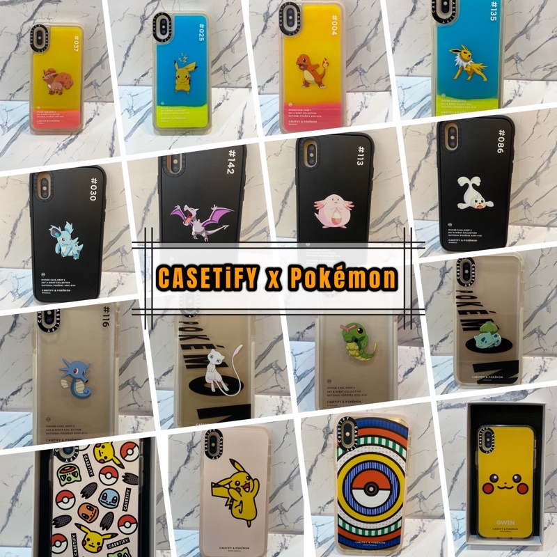 正品（現貨免運）CASETiFY x Pokémon 寶可夢聯名款 iPhone X / XS 耐衝擊保護殼