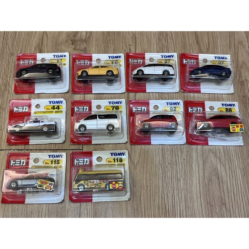 [TAKARA TOMY] Tomica 吊卡 絕版 新車貼 舊藍標 TOYOTA MAZDA NISSAN