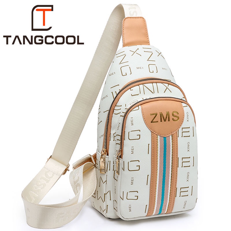 Tangcool/唐酷胸包高顔值洋氣耐用高檔新款單肩斜跨大容量胸前包