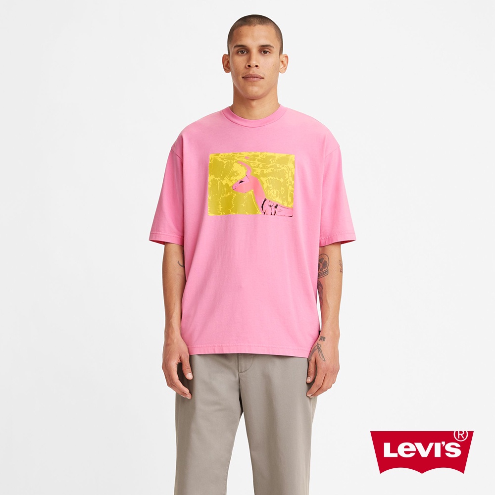 Levis 短袖T恤 / BOXY寬鬆方正版型 / 野獸派街頭塗鴉 男款 A1005-0004 熱賣單品