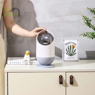 ✨太空人垃圾桶 家用帶蓋大號客廳廚房垃圾簍 桌面衛生間機器人垃圾筒 創意垃圾桶 垃圾筒 衛生桶 收納筒 雜物桶 桌上收納