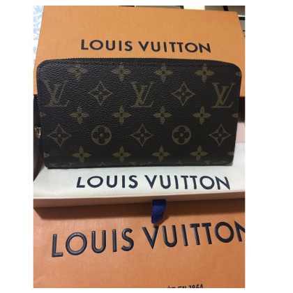 二手Louis Vuitton LV M42616 原花 Zippy 拉鍊長夾 現貨