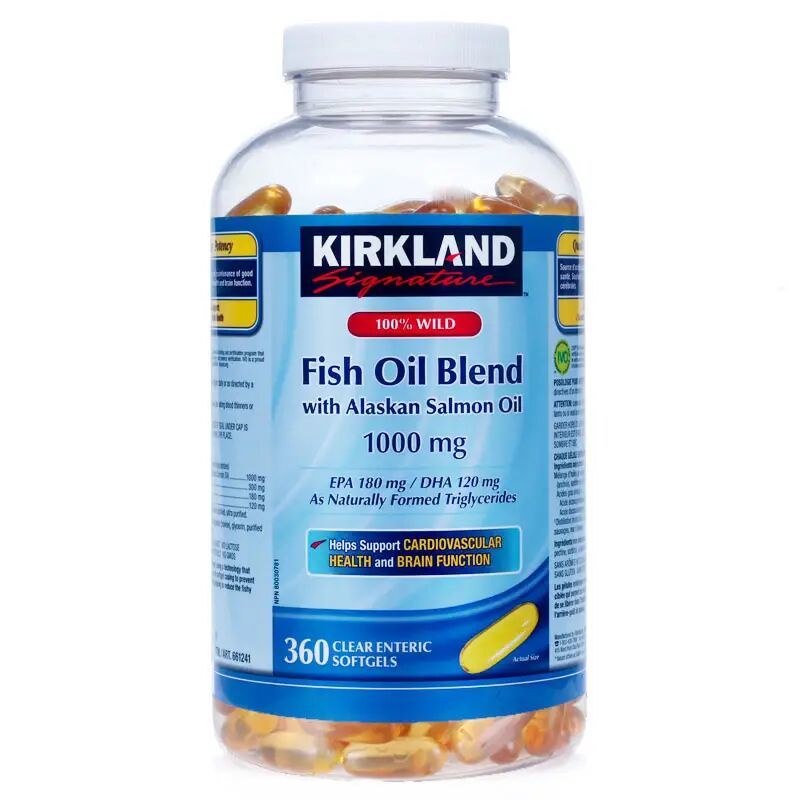 柯剋蘭阿拉斯加深海魚油kirkland魚油omega3高濃度360粒