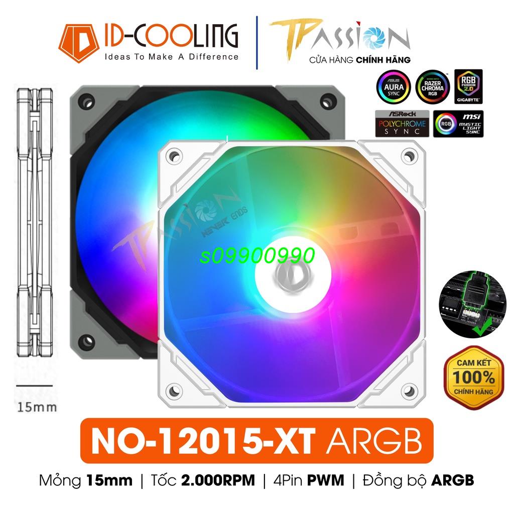 【專供】風扇外殼 12cm ID-Cooling NO-12015-XT ARGB 白色 - 超薄風扇 15mm、200