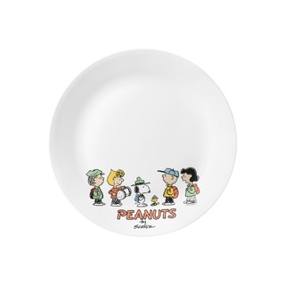 【美國康寧 CORELLE】史努比 SNOOPY 露營趣 10吋平盤