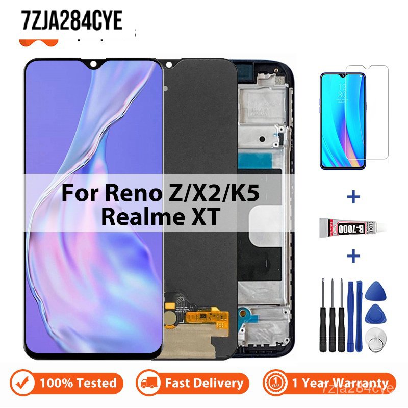 【下殺價】Lcd 適用於 OPPO Reno Z / K5 / Realme XT / X2 顯示屏觸摸