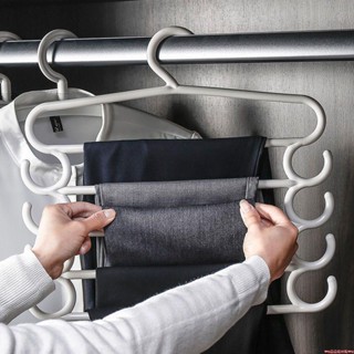 【限時免運】褲架褲夾子多層衣櫃掛衣架多功能褲子收納架衣服家用衣架收納神器收納 衣架 掛鉤 折疊晾衣架 壁掛