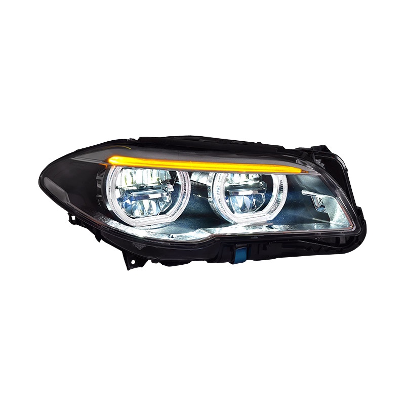 適用于11-17款BMW 5系大燈總成F10 F18改裝LED透鏡日行燈轉向燈