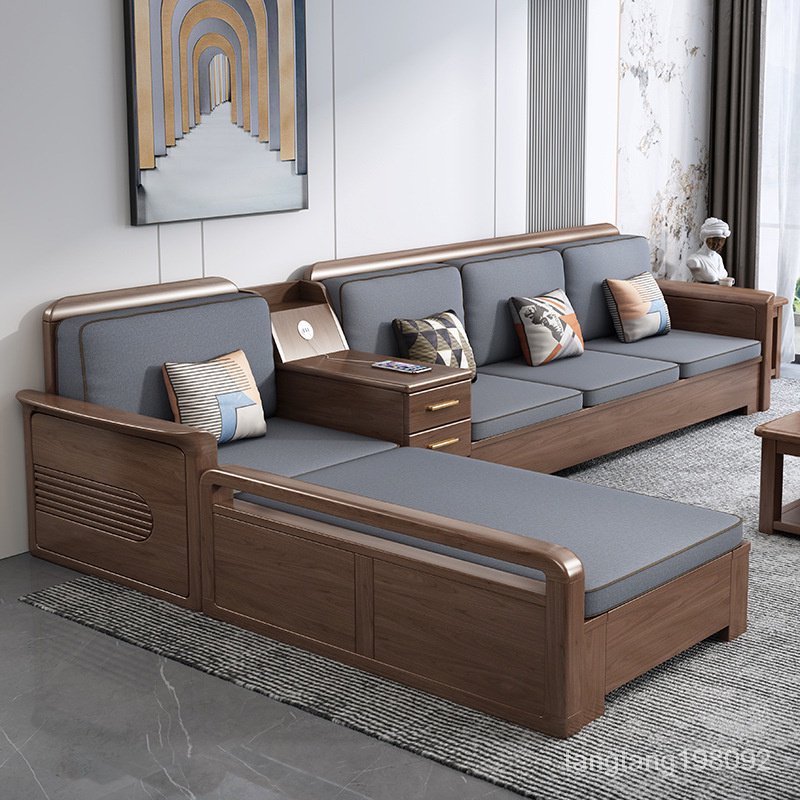 萬達木業 戶型客廳傢具套裝衚桃木儲物沙髮DK51 套房沙發 沙發床 臥室沙發 沙發床 懶人沙發 收納床 雙人沙發 小沙發