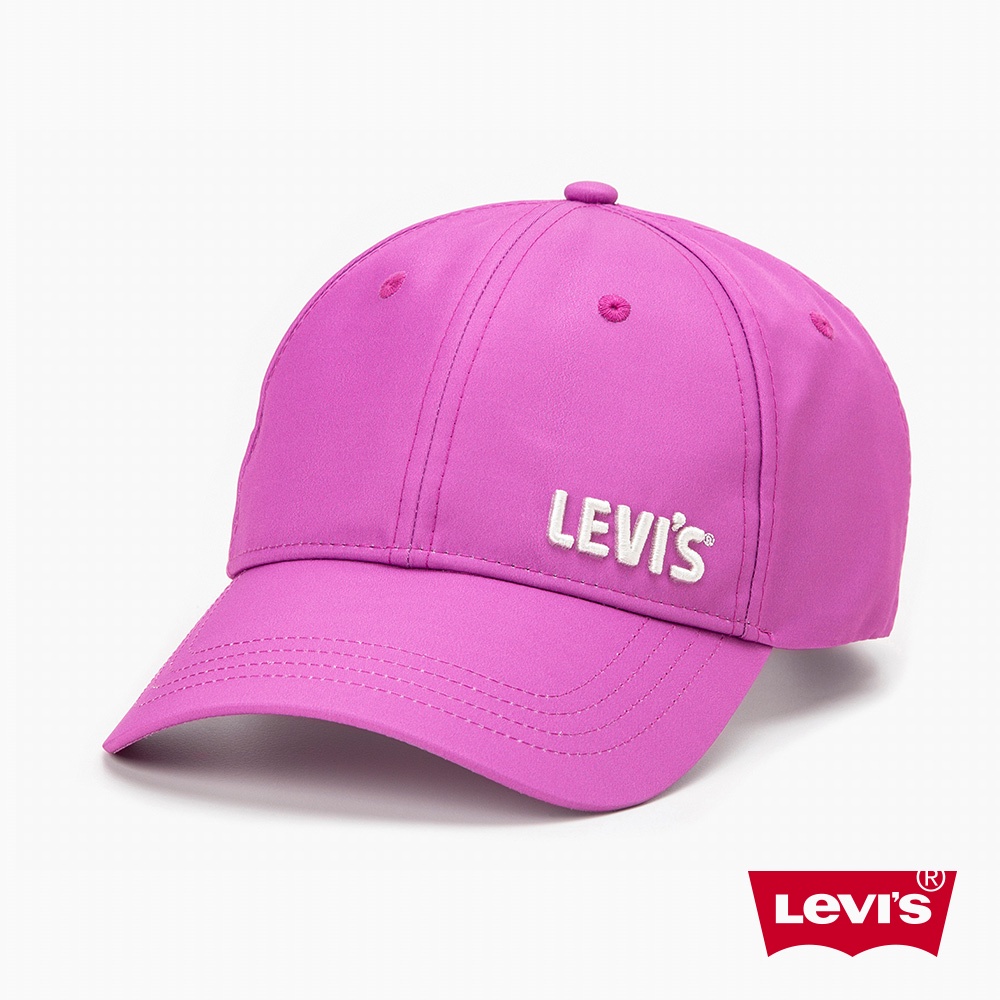 Levis Gold Tab金標系列 可調式插釦棒球帽 立體刺繡Logo 桃粉 男女 D7278-0016 人氣新品