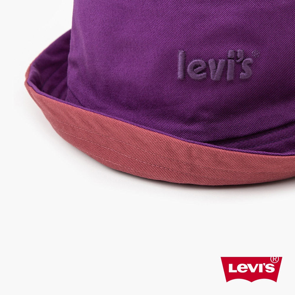 Levis 雙面用漁夫帽 / 精工立體刺繡海報體Logo 男女 D7584-0007 熱賣單品