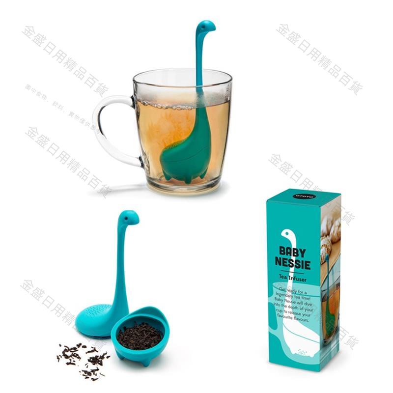 『臺灣出貨』創意水怪茶漏茶食品級矽膠茶葉過濾網器茶包濾茶器泡茶器矽膠茶漏