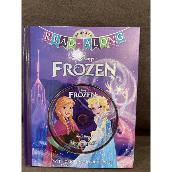 Disney Frozen/冰雪奇緣全英文繪本附CD/全英文故事書/全英文繪本