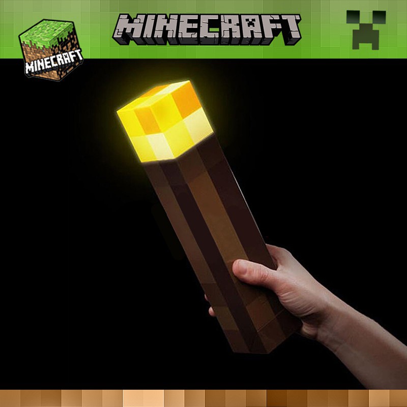 【台灣現貨】Minecraft當個創世神 麥塊 火材火把燈 小夜燈  壁燈USB充電小夜燈 生日禮物 交換禮物 聖誕禮物