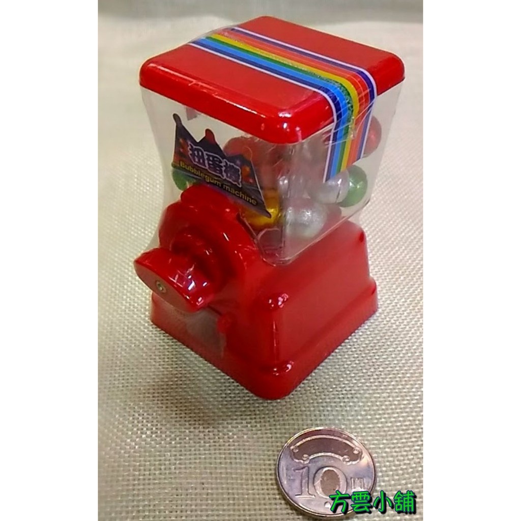 復古瘋童玩新滋味 迷你扭蛋機(8.5x5x5cm)(顏色隨機出貨) 造型糖果機