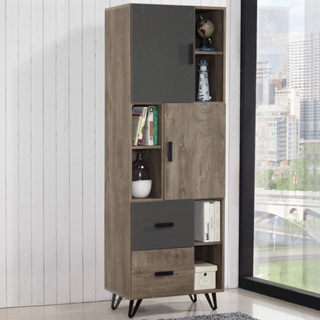 Homelike 韋斯特2.2尺書櫃 置物櫃 展示櫃 開放櫃 收納櫃 專人配送安裝