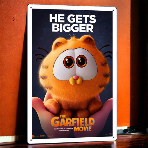 加菲貓 電影海報鐵皮畫多款金屬掛畫周邊 🇹🇼臺灣製造 本島直出 The Garfield Movie