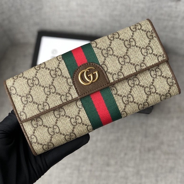 精品店/二手 男用長夾GUCCI 皮夾 長夾 錢包長夾 錢包 零錢包 多卡位 男長皮夾 進口牛皮 真皮錢包男 錢包男長