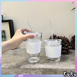 韓國隨行杯 玻璃水杯 水壺 玻璃杯 杯子 可愛水杯 可愛水壺 玻璃吸管水杯