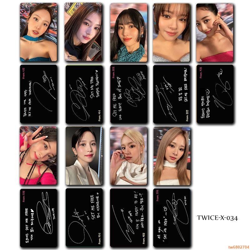 免運 韓國女團twice周邊小卡應援卡簽名自拍寫真照片卡錢包卡套卡 周邊
