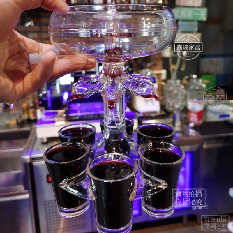 Shot杯 杯架 子彈杯 木架組 烈酒杯 亞克力杯架 雞尾酒杯酒架 新款分酒器高顏值白酒酒具快速分酒倒啤酒專用