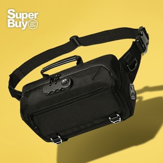 【預售】大容量腰包/胸包 防水防盜斜揹包/側揹包/單肩包 OZUKO騎行包/跑步包/男女運動包包 側包/斜包