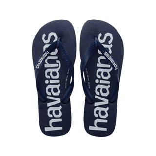 Havaianas Top Logomania 男鞋 深藍色 大Logo 夾腳拖 拖鞋 4144264-0555M