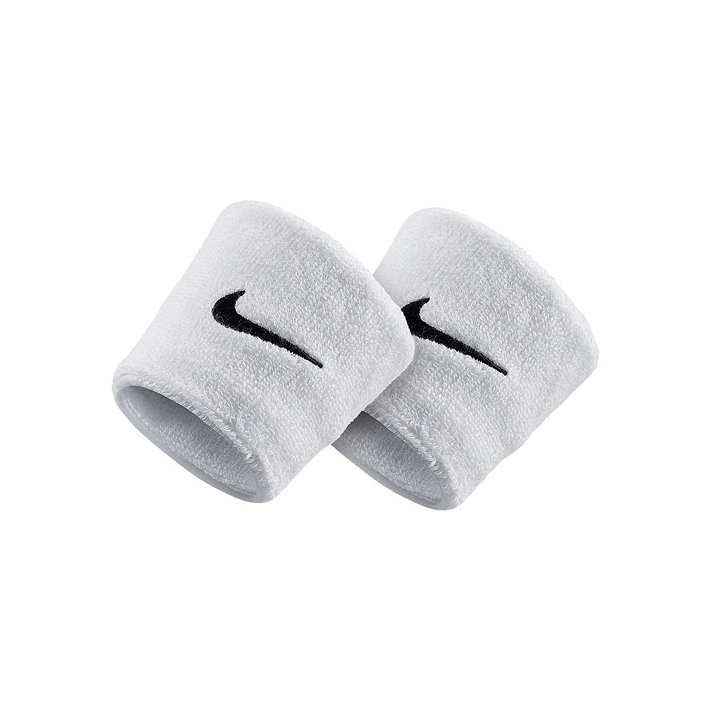 Nike Swoosh 白色 吸汗 棉質 舒適 穿搭 護腕 造型 訓練 運動 毛巾布 腕帶 NNN04101OS