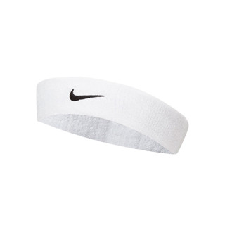 Nike 白色 止汗帶 吸汗 棉質 跑步 髮帶 舒適 穿搭 造型 訓練 運動 毛巾布 頭帶 NNN07101OS
