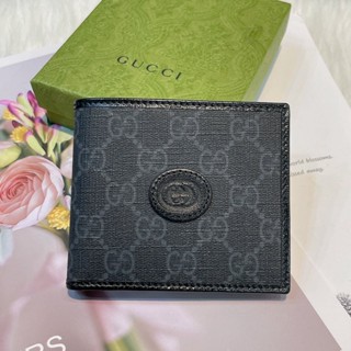 茜茜二手 GUCCI 新款 Interlocking G銀包 短夾 671652 92TCN 1000