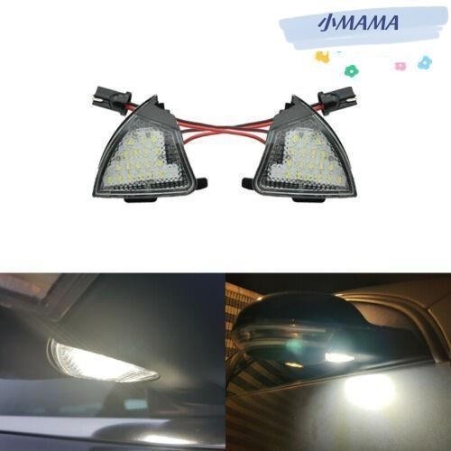 M~A 【2入】大眾高爾夫5專用LED後視鏡燈VW Golf 5迎賓燈倒車鏡燈照地燈Eos Jetta Passat