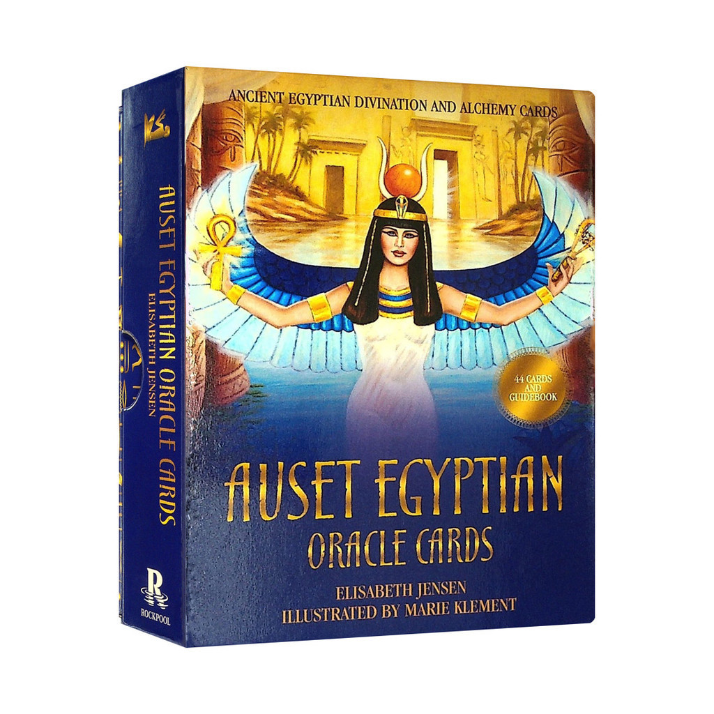 奧賽特埃及占卜卡,贈中文翻譯｜Auset Egyptian Oracle Cards，魔法力量和神聖智慧【左西】