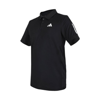 ADIDAS 男短袖POLO衫(休閒 上衣 吸濕排汗 慢跑 愛迪達「IS2294」 黑白
