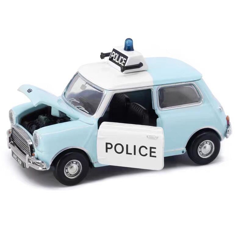 1/50 Tiny微影 UK21 合金車仔Austin Mini 英國警車藍色mini迷你