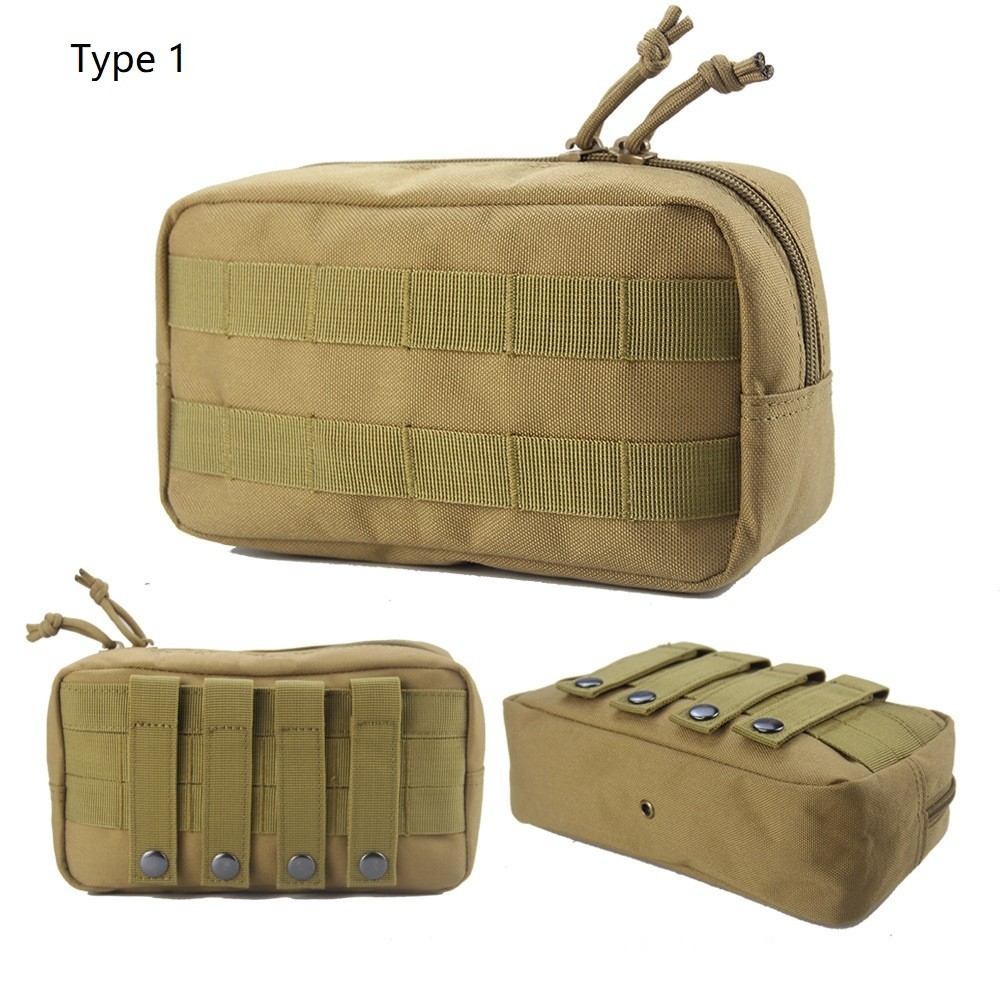 精選💕Molle 腰包緊湊型 EDC 工具包實用包男士戶外垃圾桶醫療包手機包