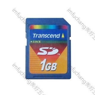 【記憶卡】Transcend創見 SD卡1G 相機存儲卡CCD 適用車載內存卡明銳 雨燕/美好五金