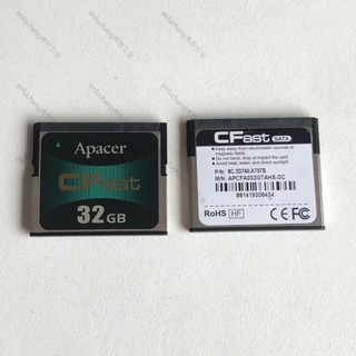 【記憶卡】Apacer/宇瞻CFast 32G工業寬溫機床高速內存卡APCFA032GTAHS-DC/美好五金