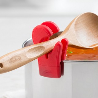 台灣現貨 加拿大《TRUDEAU》夾式鏟匙架(紅) | 湯勺架 鍋鏟架 廚具收納