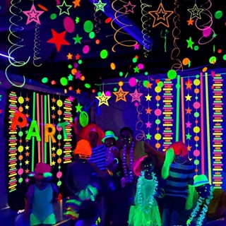 Neon Fluorescent Party Supplies Neon Balloon Glow in The