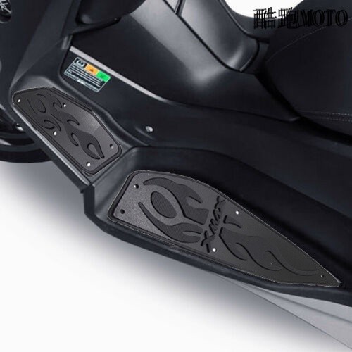 【爆款】火焰紋腳踏板 踏墊防滑 鋁合金摩托車機車改裝XMAX XMAX300 XMAX250 2017 2020