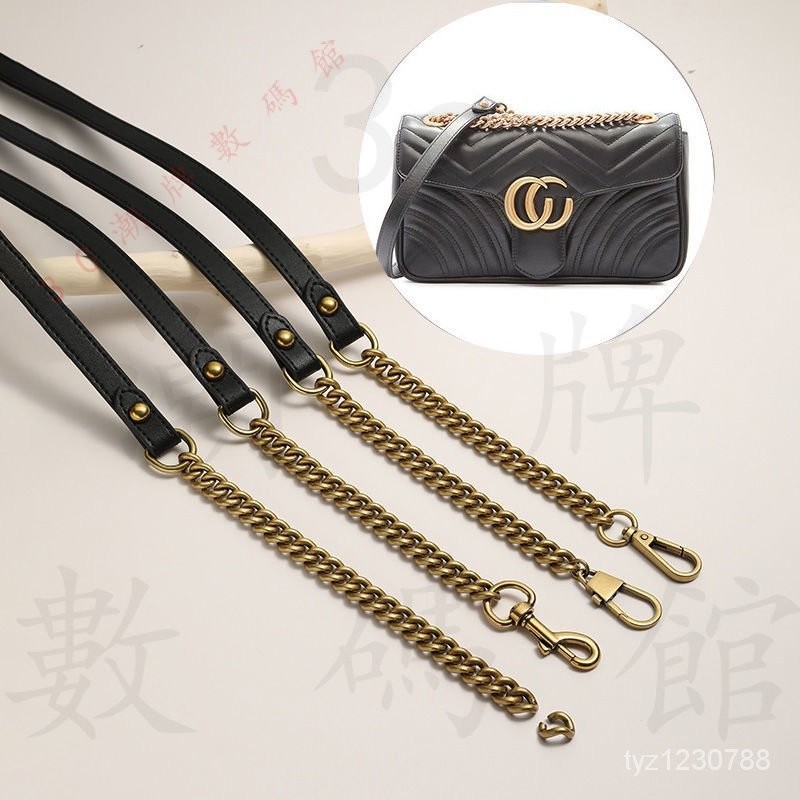 【優選】適用於古馳Gucci Marmont改造 包包肩帶 側背帶 肩背帶 包包配件 寬背帶 diy改造 品牌包肩帶 H