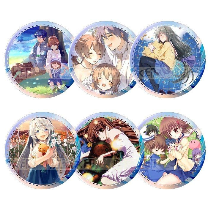 優選精品 clannad 團子大家族 古河渚 周邊吧唧掛件徽章胸章禮物禮品校牌