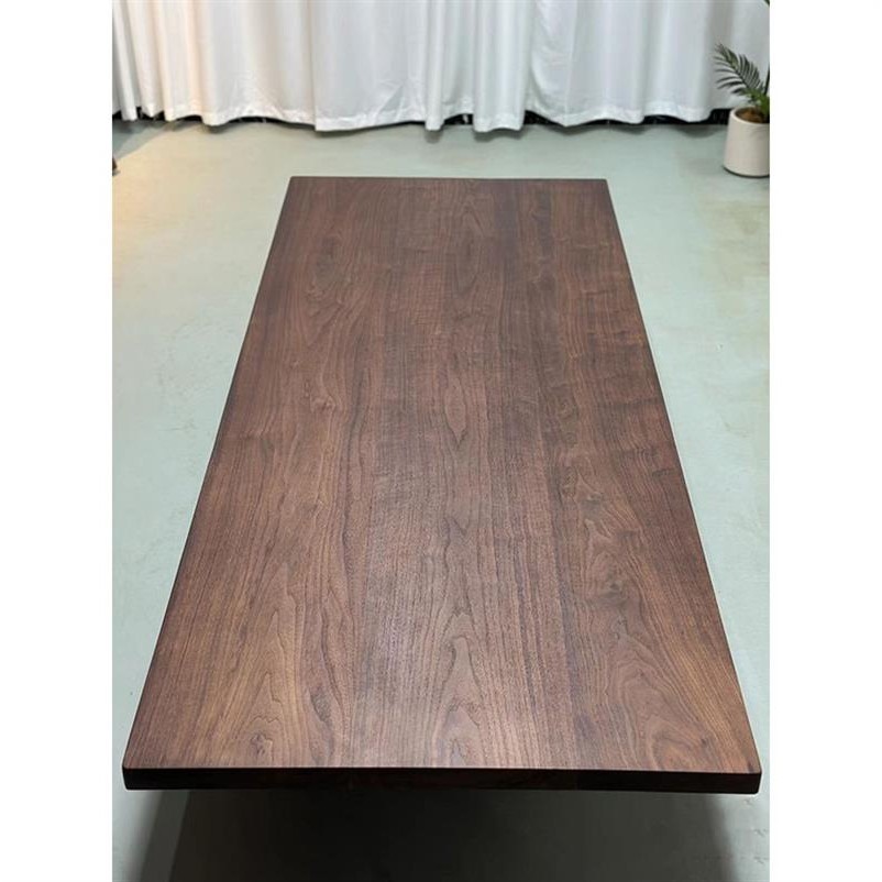 🌟艾尼斯精選🌟黑胡桃木大板原木桌板實木板餐桌茶桌書桌吧檯面板升降桌面板定制