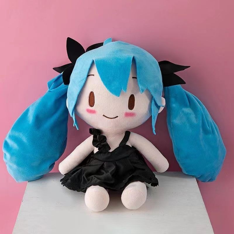 初音未來娃娃公仔SEGA fufu 深海少女fufu 初音未來甩蔥fufu 毛絨玩具 動漫週邊 初音玩偶 抱枕 交換禮物