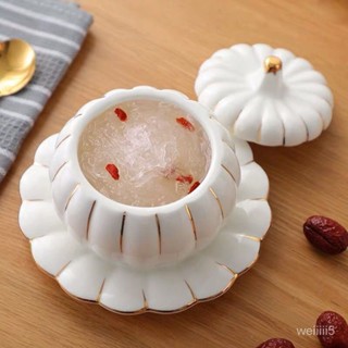 日式燉盅 茶碗蒸杯 蒸蛋碗 燉盅碗 盅碗 湯盅 陶瓷帶蓋燕窩碗