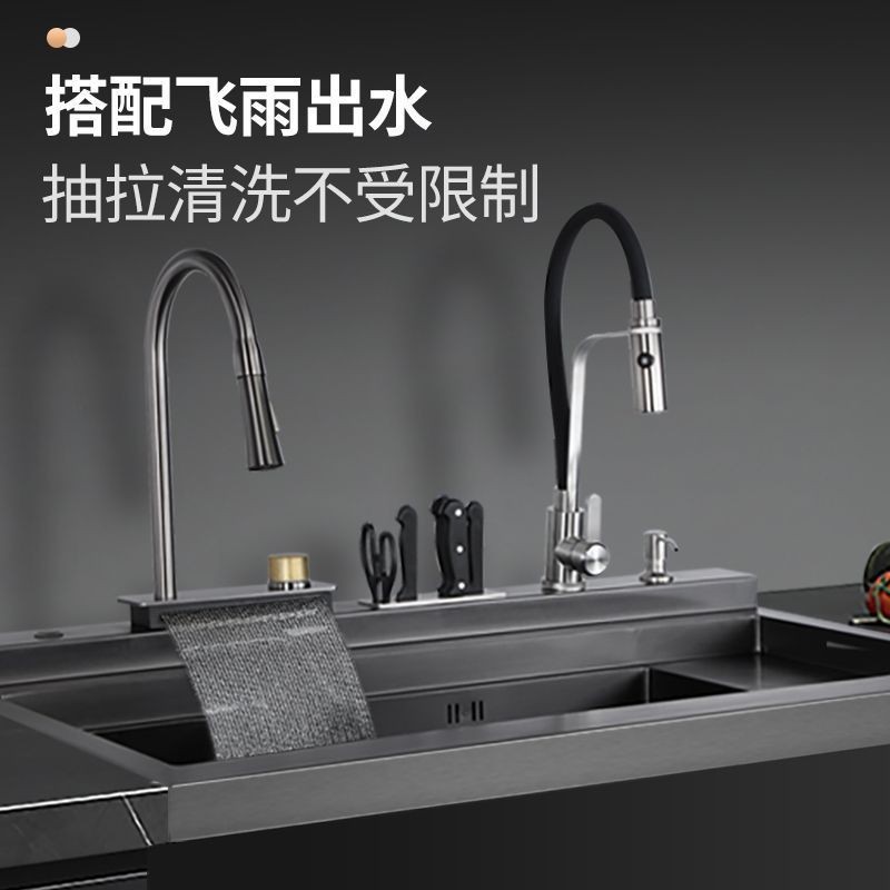 【臺灣專供】智能奧沙利尼家用洗碗機無線超音波正品集成水槽洗碗機一件式水槽