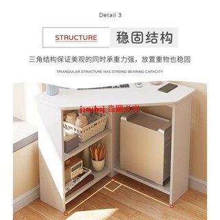 {訂金價格 聊聊諮詢}三角形學習書桌拐角寫字桌墻角轉角電腦桌簡約家用角落小戶型桌子