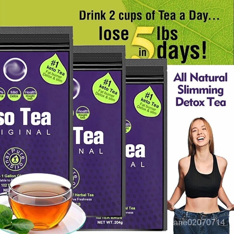 Detox Slim Flat Tummy Tea organic slimming weight Loss tea