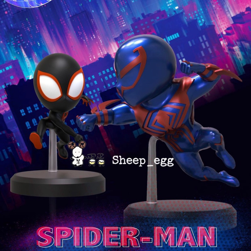 「10-12月預購款」羊蛋蛋 轉蛋 扭蛋 盒玩 正版 野獸國 蜘蛛人 穿越 新宇宙 蜘蛛人 邁爾斯 與 蜘蛛人 2099